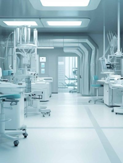 modern innovative lab, high tech state of the art laboratory